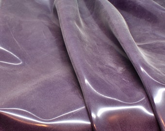 Fashion Grade PURPLE Sheet Latex, .40mm gauge, End-Of-Roll Piece, 29 x 39 inches