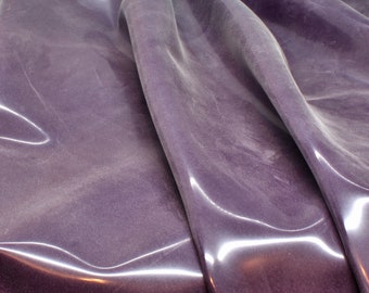 Fashion Grade PURPLE Sheet Latex, .40mm gauge, Sold by the Yard, Great for Fashion, Cosplay, or Crafting!