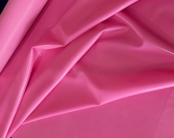 Bubblegum Pink Latex Sheet, Fashion Grade .40mm, medium gauge, Sold by the Yard