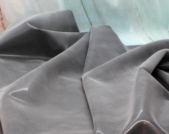 Metallic Pewter (Dark Silver) Latex Sheet, Fashion Grade, .40mm, Sold by the Yard