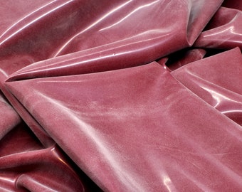 Fashion Grade PLUM Sheet Latex, .25mm medium gauge, Long, Thin Scrap Piece (118 inches long by 15 inches wide)