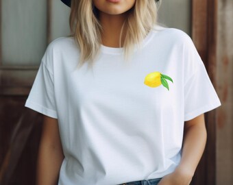 Lemon T-Shirt, Summer Outfit, Lemon Shirt, Squeeze the day