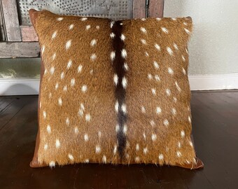 axis deer throw pillows