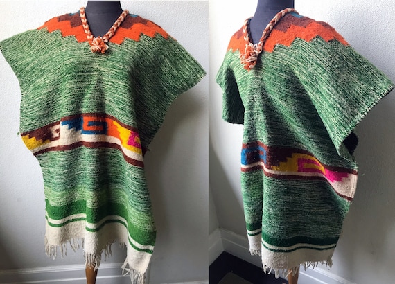 Authentic Vintage Handwoven Colorful Ethnic Hippy