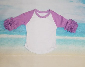 Ruffle Raglan Blank - Etsy