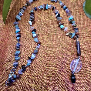 glass bead necklace