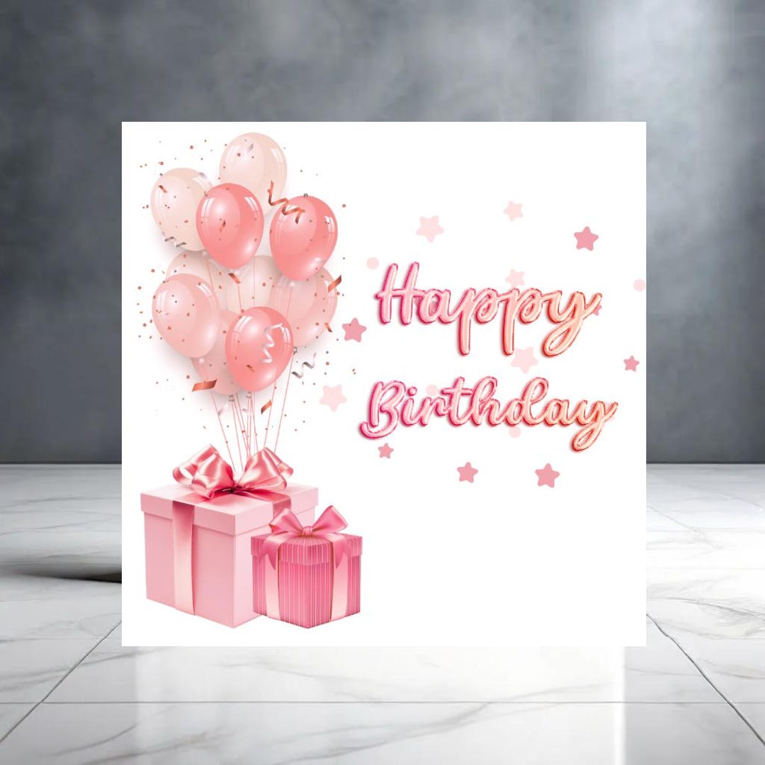 One time for the Bday Girl - Pink