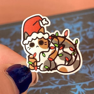 Christmas Cat Sticker