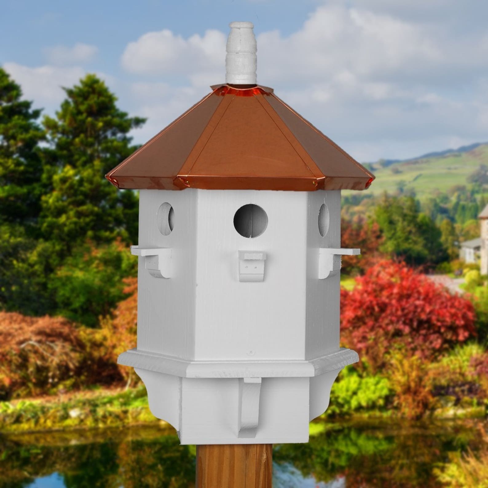 Goldfinch Birdhouse Finch Houses Copper Bird Houses Painted - Etsy