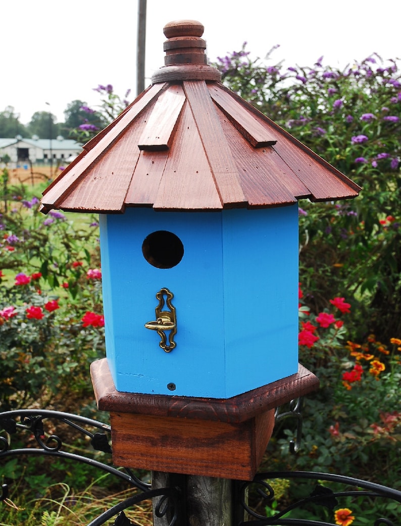 Bluebird House. Cottage Bird House Wooden Birdhouses Garden - Etsy