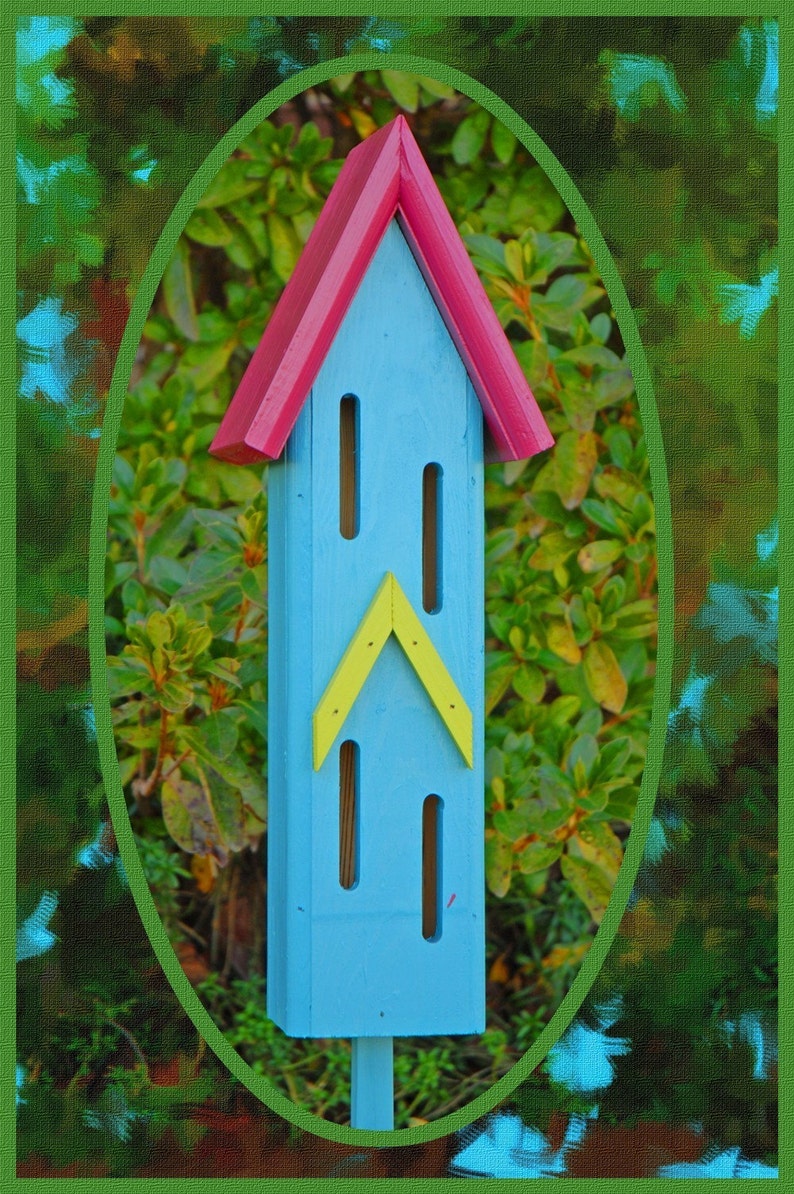 Butterfly house whimsical handcrafted cottage chic garden