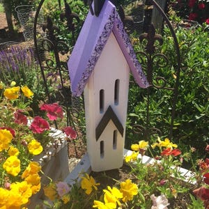 Butterfly House hanging painted