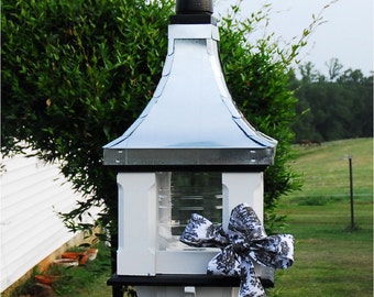 Bird Feeder, Handcrafted Large Feeder, Pagoda style, Gift for gardeners