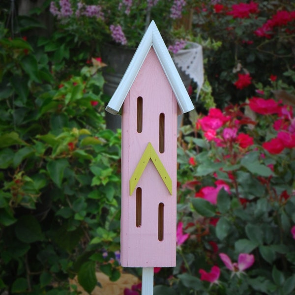 Butterfly House for Childs Fairy Garden or Gift for Breast Cancer Survivor