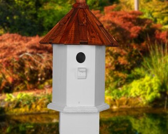 Painted Birdhouse Handcrafted For The Sweet Wren, Mothers Day Gift Ideas, Summer Garden gifts