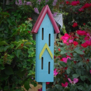 Butterfly house whimsical handcrafted cottage chic garden decor