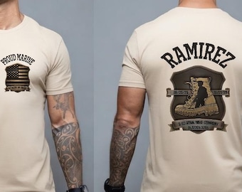 USMC Proud Family Boot Camp Shirt: Marine Training Graduate Tee