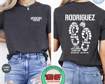 Personalized Marine Boot Camp Graduation T-Shirt: Custom Recruit Training Tee