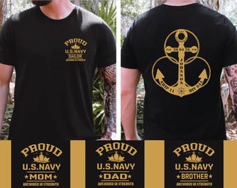 Custom Navy Mom T-Shirt: PIR Graduation Ship Name Tee, Military Family Gift