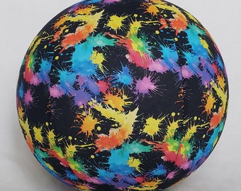 Balloon cover - fabric ball - art party paint splatter