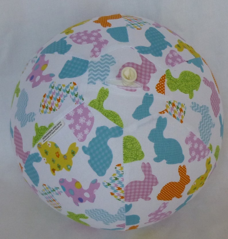 EASTER bunny Balloon Ball Great Toy to add to the Kids Basket ready to ship image 2