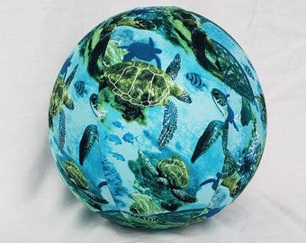 Balloon Ball TOY - Ocean scene - Sea Turtles & Fish