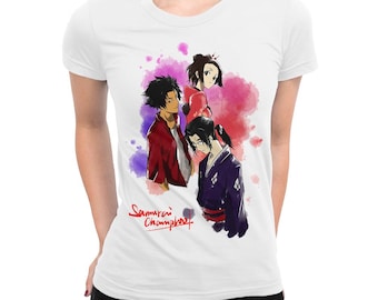 Samurai Champloo Mugen Jin and Fuu T-Shirt, Men's Women's Sizes