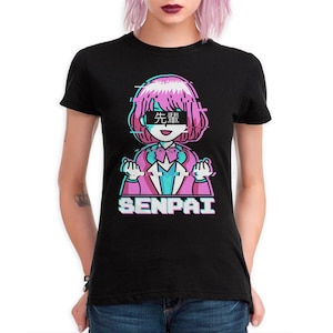 Senpai Anime Girl T-Shirt, Men&#39;s Women&#39;s Sizes