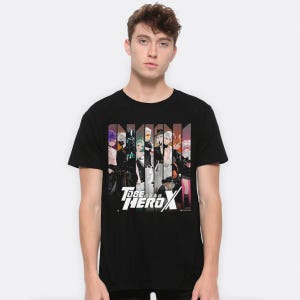 To Be Hero X-T-shirt, heren-damesmaten (HRX-144587)