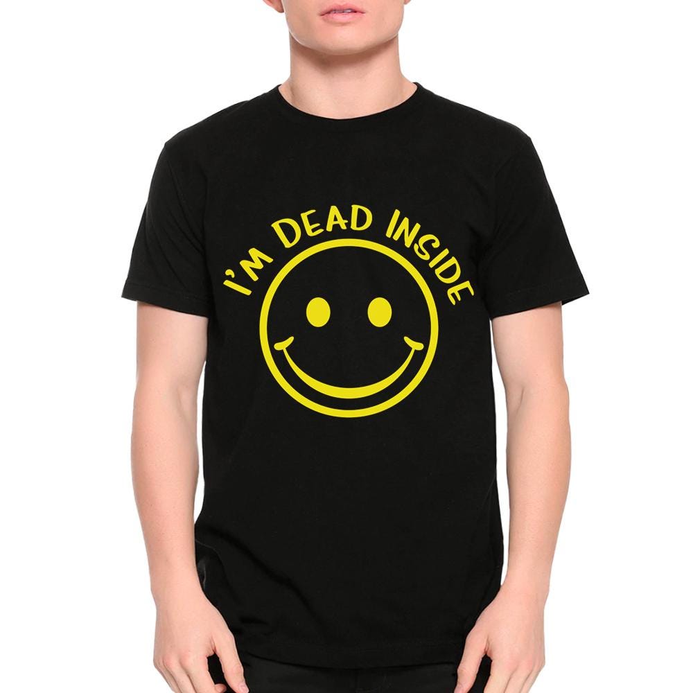 Dead Smiley T Shirt - Etsy
