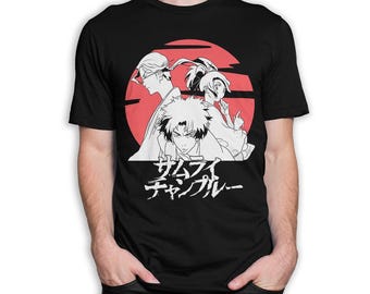Samurai Champloo Mugen Jin and Fuu T-Shirt, Men's Women's Sizes