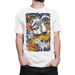 Gundam RX-78-2 Art T-shirt, heren- en damesmaten (GUN-341022)