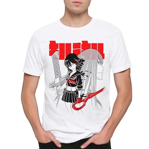 Kill la Kill Ryuko Matoi and Satsuki Kiryuin T-Shirt, Men&#39;s and Women&#39;s Sizes