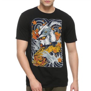 Gundam RX-78-2 Art T-shirt, heren-damesmaten (GUN-341022)