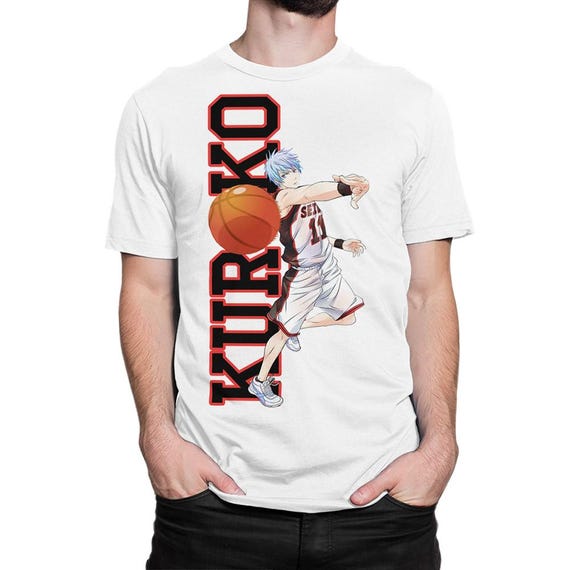T-shirt Kuroko No Basket - Tetsuya Kuroko - Blanc - Taille M - Coton - Col Rond