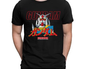 Camiseta Gundam Mobile Suit RX-78-2, tallas para hombre y mujer