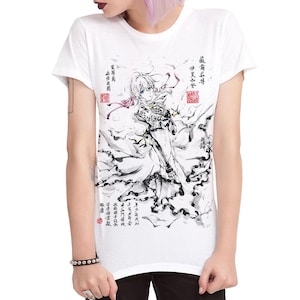 T-shirt artistica Violet Evergarden, taglie da uomo e da donna