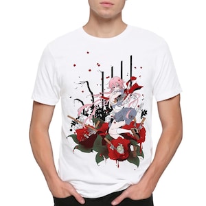 Future Diary Yuno Gasai Camiseta, Masculino Feminino Tamanhos