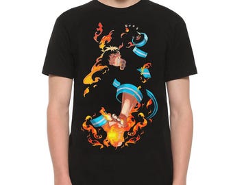 Fire Force Shinra Kusakabe T-Shirt, Men's and Women's Sizes