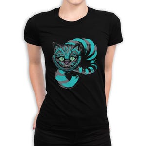 Cheshire Cat Alice in Wonderland T-Shirt, Men&#39;s Women&#39;s Sizes