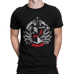 Camiseta de Danganronpa Hope's Peak Academy, tallas para hombre y mujer