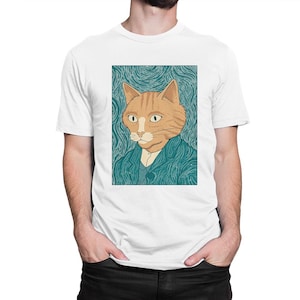 Vincent van Gogh The Cat T-Shirt, Men&#39;s Women&#39;s Sizes
