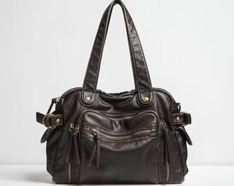Große City-Tasche, Damen-Schultertasche, Shopper, Alltags- und Arbeitstasche, modisch