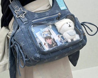 Ita Messenger Bag School Bag Crossbody Tote Gift for anime Lover Japanese Fashion Jstyle