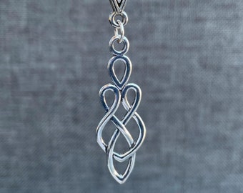 Celtic Motherhood Knot Necklace. Irish Jewelry.