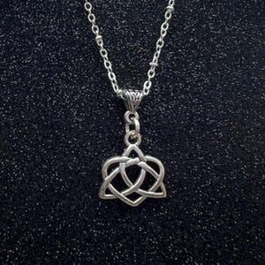 Sister Celtic Knot Irish Necklace. Book of Kells Pendant. Eternity Family Knot