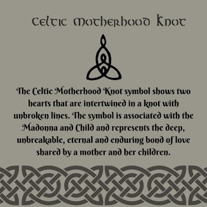 Celtic Motherhood Knot Necklace. Irish Jewelry. image 5