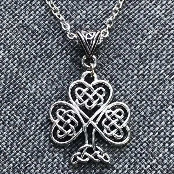 Celtic Knot Shamrock Etsy