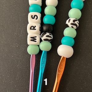 Cute Crochet Hook Silicone Beaded