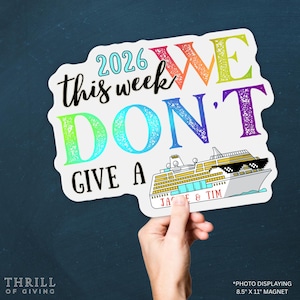 Personalized Cruise Door Magnet: Funny Custom cruise cabin Decorations